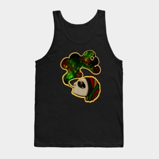 Rasta hat grey alian Tank Top